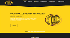 Desktop Screenshot of colombianadebronces.com